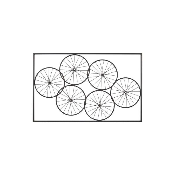 Picture of Blck Metal Wheels Bike Wall Dcor