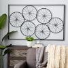 Picture of Blck Metal Wheels Bike Wall Dcor