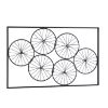 Picture of Blck Metal Wheels Bike Wall Dcor