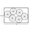Picture of Blck Metal Wheels Bike Wall Dcor