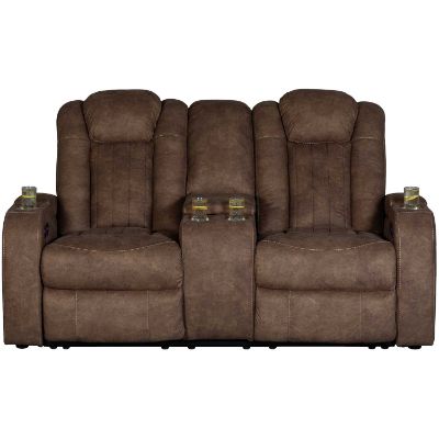 Picture of Wolfridge Dual Power Recline Console Loveseat