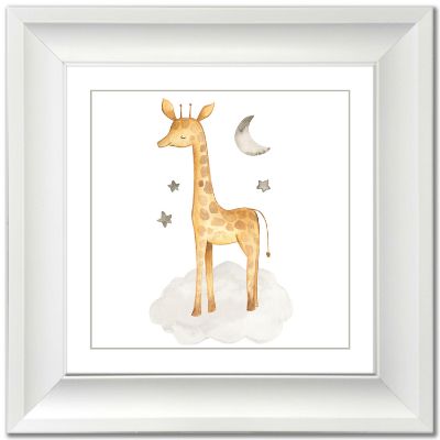 Picture of Giraffe And Moon Art