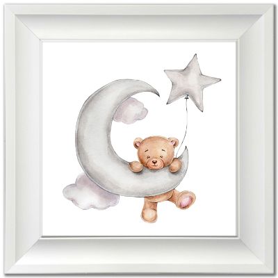 Picture of Bear On Moon Art