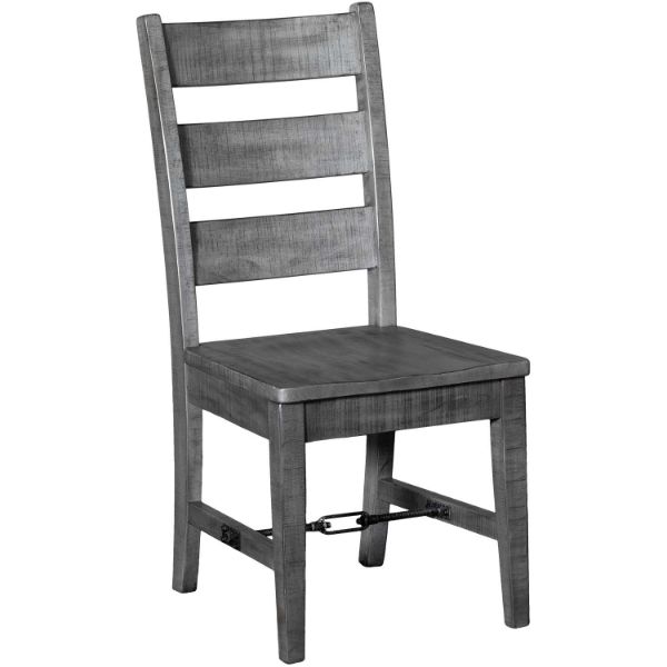 Picture of Tuscany Gray Ladderback Wood Side Chair