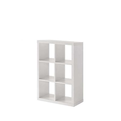 Picture of Flawn Six Cube Open Bookcase, White