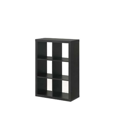 Picture of Flawn Six Cube Open Bookcase, Black