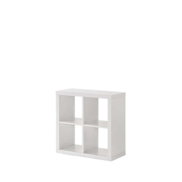 Picture of Flawn Four Cube Open Bookcase, White