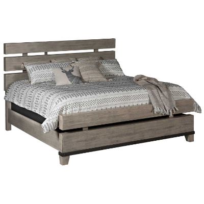 Picture of Forge Gray King Panel Bed