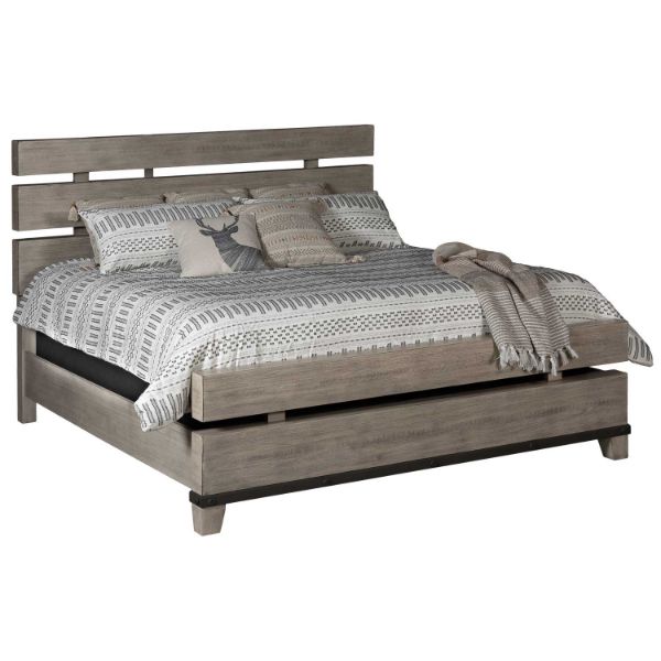 Picture of Forge Gray Queen Panel Bed