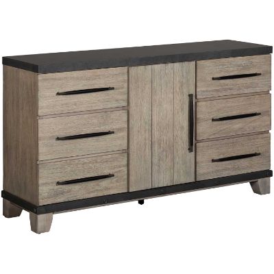 Picture of Forge Gray 6-Drawer Dresser