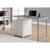 Picture of 48" Grey and White 3-drawer Reversible Computer De