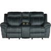 Picture of Charles Gray Recline Console Loveseat