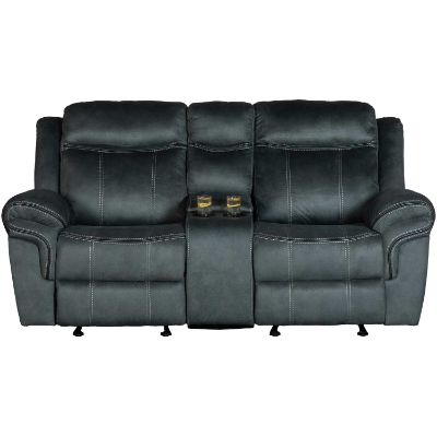 Picture of Charles Gray Recline Console Loveseat