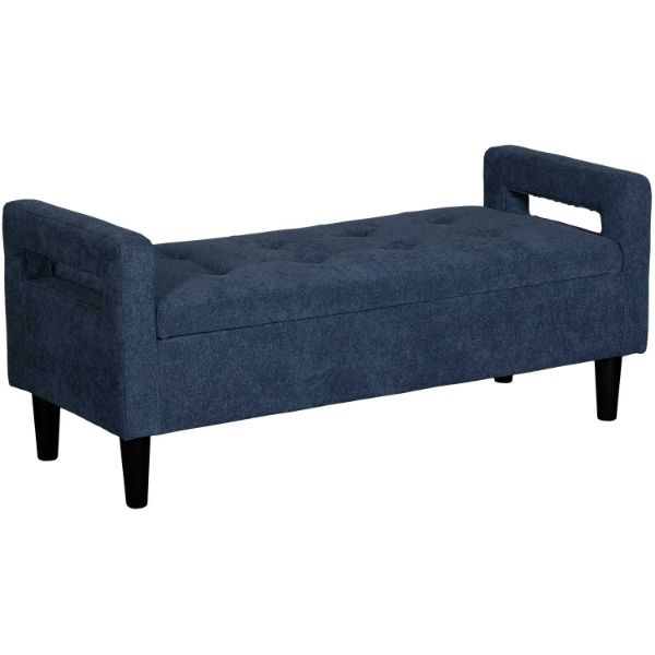 Picture of Kay Indigo Storage Bench