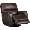 Picture of Emberla Leather Swivel Glider Recliner