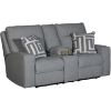 Picture of Biscoe Dual Power ZG Recline Console Loveseat