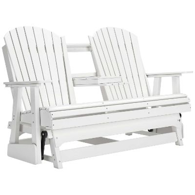 Picture of Hyland Wave Gliding Love Seat White