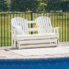 Picture of Hyland Wave Gliding Love Seat White