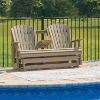 Picture of Hyland Wave Gliding Love Seat Natural