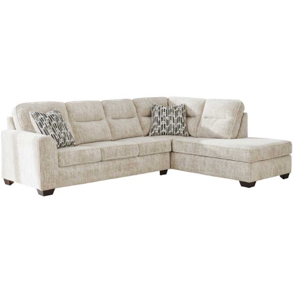 Picture of Parchment 2PC Sectional with RAF Chaise