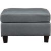 Picture of Genoa Steel Leather Ottoman