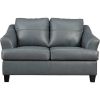 Picture of Genoa Steel Leather Loveseat