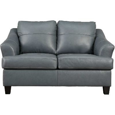 Picture of Genoa Steel Leather Loveseat