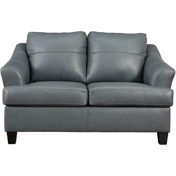 Picture of Genoa Steel Leather Loveseat