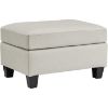Picture of Genoa Coconut Leather Ottoman
