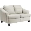 Picture of Genoa Coconut Leather Loveseat