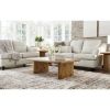 Picture of Genoa Coconut Leather Loveseat