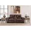 Picture of Alessandro Leather Power Recline Console Loveseat