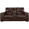 Picture of Alessandro Leather Power Recline Console Loveseat