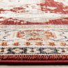 Picture of Serene Tribal Red Neutral Rug