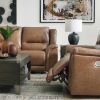 Picture of Trasimeno Leather Dual Power ZG Recliner