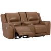 Picture of Trasimeno Leather Dual Power ZG Recline Console Lo