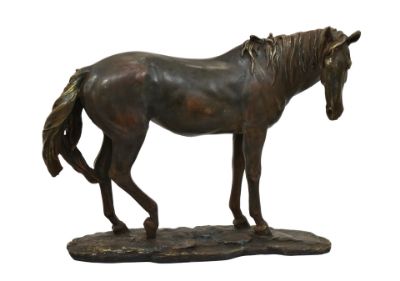 Picture of Bronzed Horse On Base