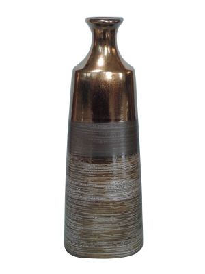 Picture of Bronze Metalic Tall Oblong Vase