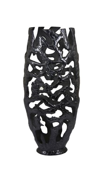 Picture of Cut Out Vase In Black