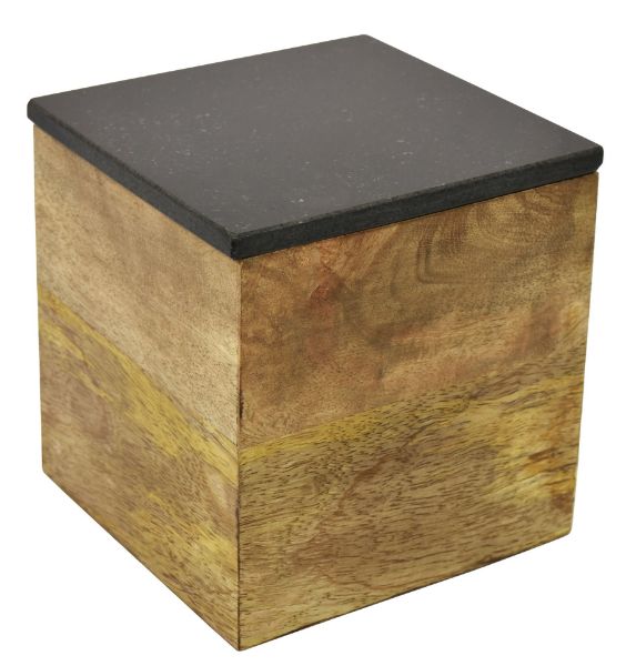 Picture of Marble Wood Box Square