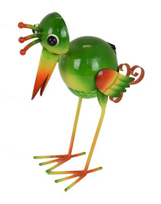 Picture of Metal Solar Garden Green Bird