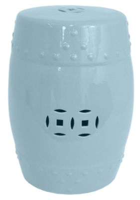 Picture of Ceramic Stool Light Blue