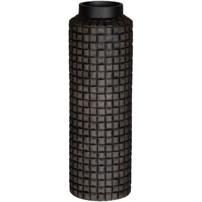 Picture of Vase Dark Gray Patterned