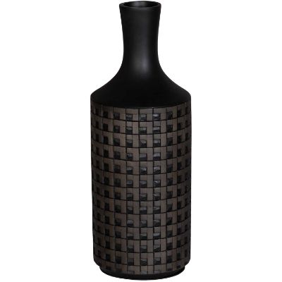 Picture of Vase Dark Gray Patterned