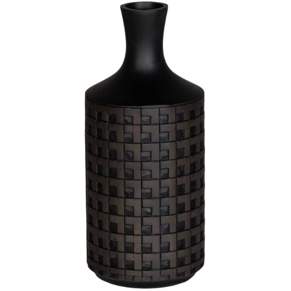 Picture of Vase Dark Gray Patterned