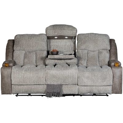 Picture of Denali Dual Power Reclining Sofa with Drop Down Table with Massage