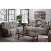 Picture of Denali Dual Power Reclining Sofa with Drop Down Table with Massage