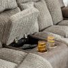 Picture of Denali Dual Power Reclining Console Loveseat with Massage