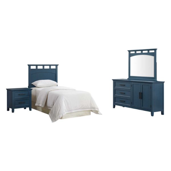 Picture of Matias Twin Four Piece Set, Blue