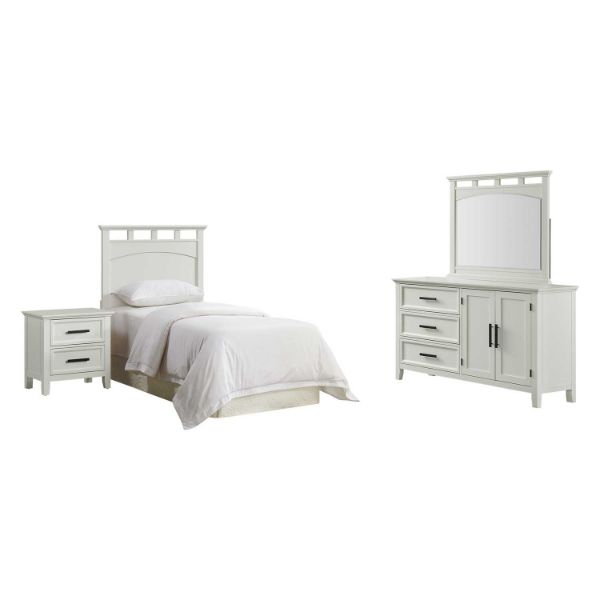 Picture of Miles Twin Four Piece Set, White